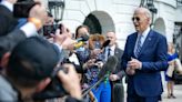 An upbeat Biden ranges far as trial keeps Trump tied up