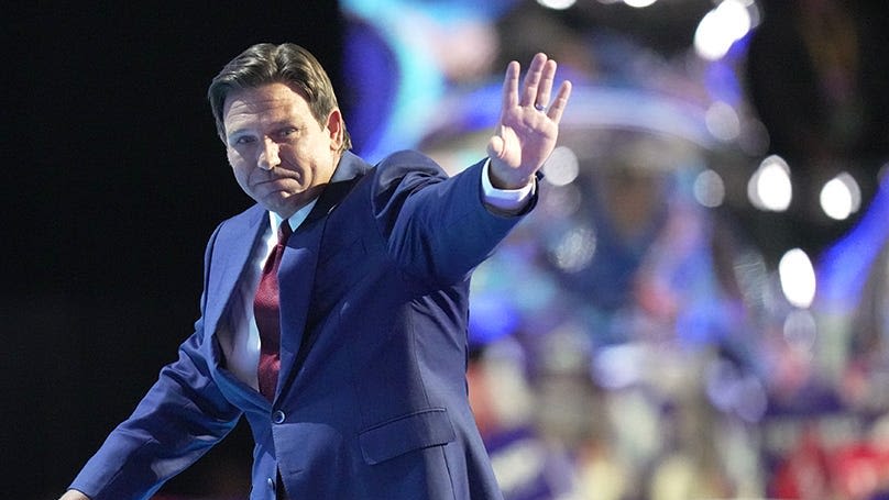 Ron DeSantis, in fiery speech, says America can't afford four more years of Biden