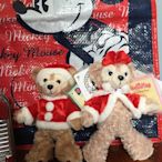香港帶回- Duffy 達菲&ShellieMay雪莉玫 穿 聖誕裝 匙圈 吊飾2隻一組不分售