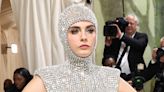 Cara Delevingne Is Covered in Diamonds With Hooded Met Gala Outfit