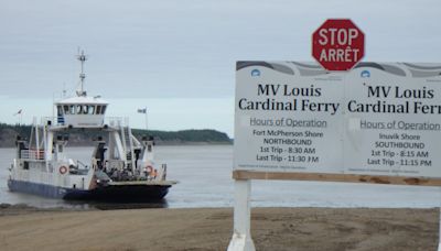 Ferry in Tsiigehtchic, N.W.T., expected to reopen Tuesday afternoon after 5-day closure