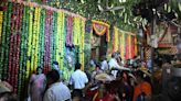 Goddess Durga adorned with vegetables as three-day Sakambari festival begins in Vijayawada