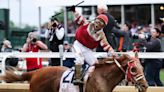 Jockey Sonny Leon serves suspension after Kentucky Derby win. It's not the first time