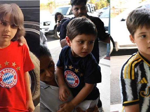 Kareena Kapoor's sons Taimur, Jeh and Karan Johar's kids Yash, Roohi attend Tusshar Kapoor's son Laksshya's birthday bash; WATCH