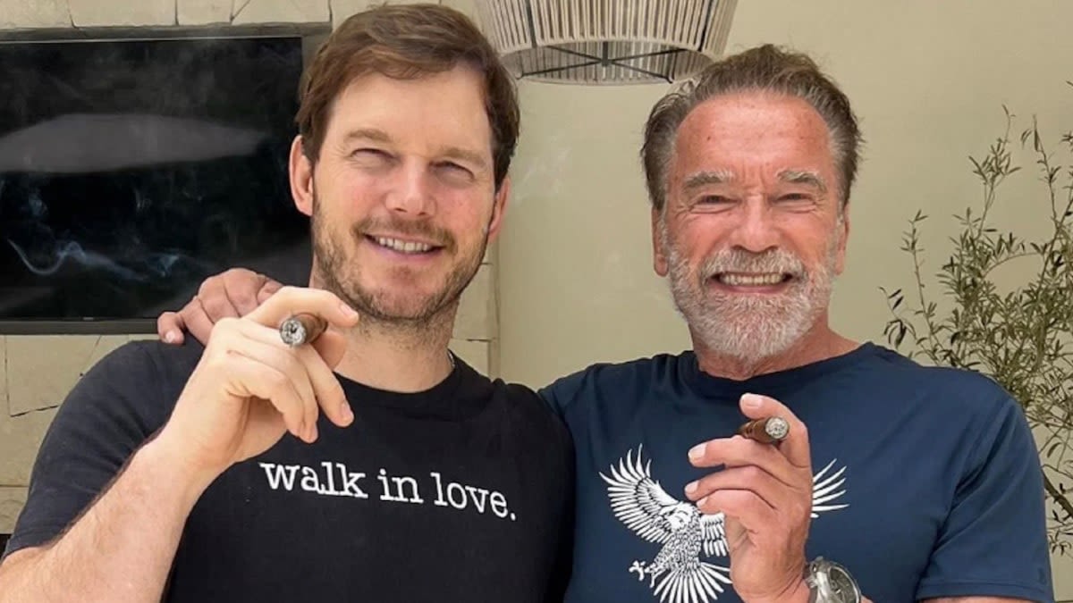 What Chris Pratt Has Learned from ‘GOAT’ Father-in-Law Arnold Schwarzenegger (Exclusive)