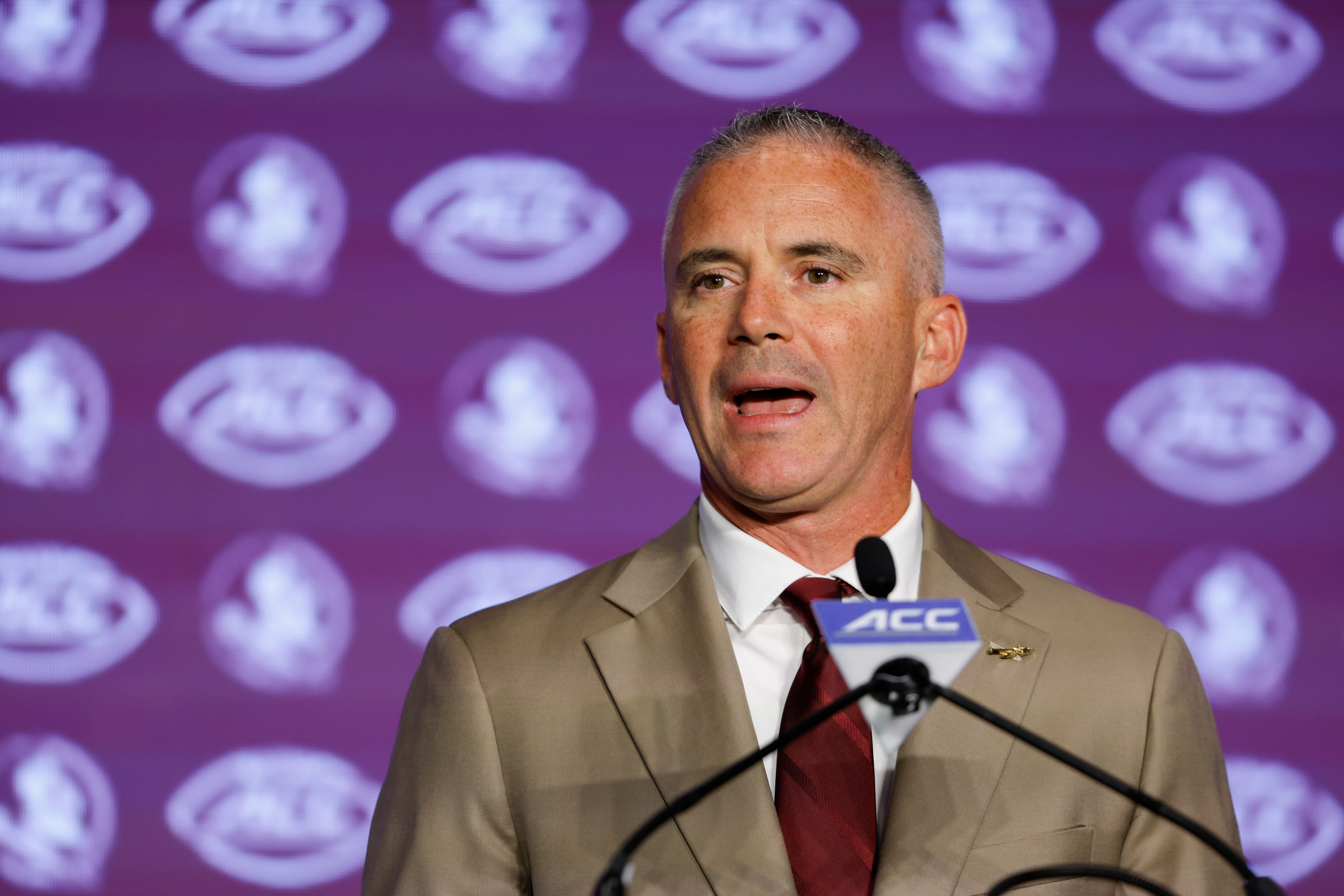 Florida State football head coach Mike Norvell sets high expectations at ACC Kickoff