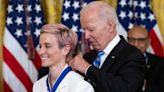 Megan Rapinoe, Simone Biles awarded Presidential Medal of Freedom from Joe Biden