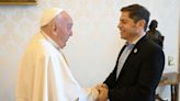 EL DIA EN ROMA.- Kicillof fue recibido por el papa Francisco en el Vaticano