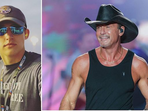 Meet Tim McGraw's lookalike nephew Timothy Wayne who is joining him on tour