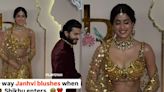 Janhvi Kapoor Blushes As Rumored BF Shikhar Pahariya Passes By During Anant Ambani Radhika Merchant Wedding - News18
