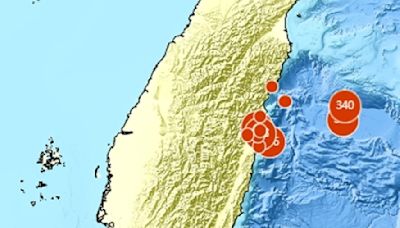 震央變了！東部海域一夜連4震 氣象署：非0403餘震