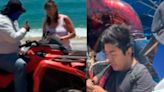 VIDEO: Extranjera ofrece soborno para retirar músicos de playa de Cabo San Lucas; mexicanos los defienden