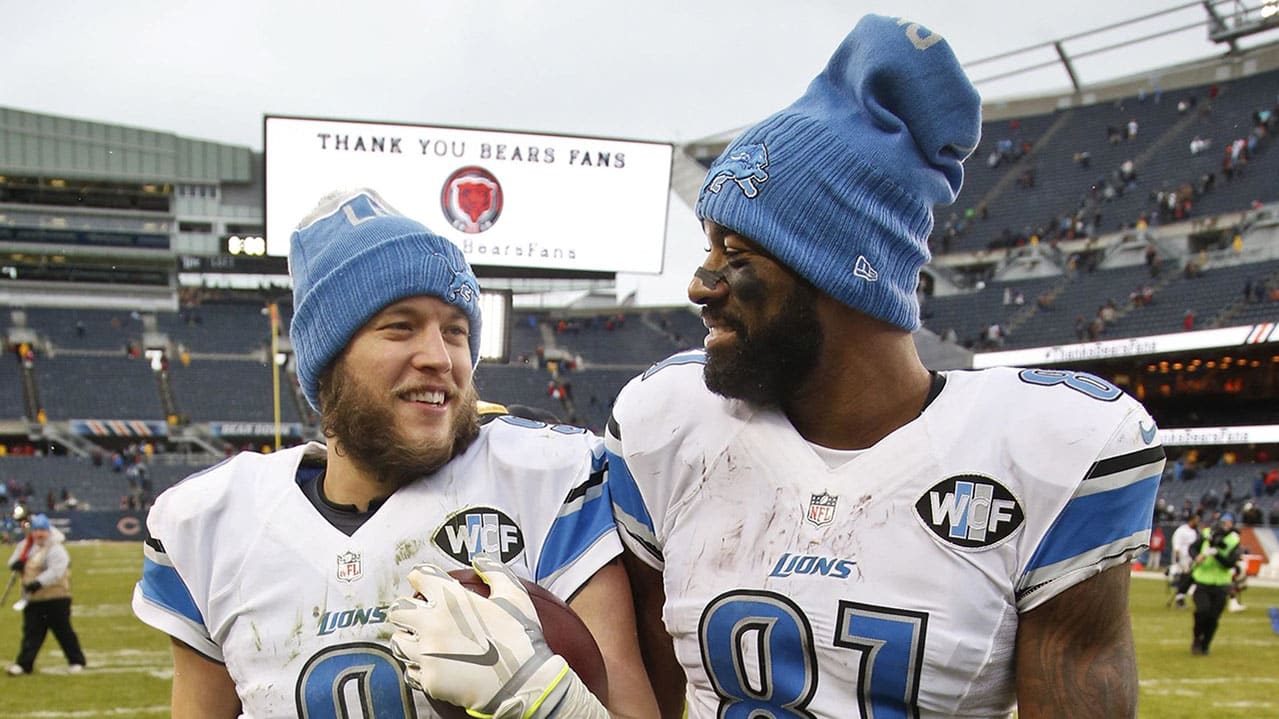 Calvin Johnson: Matthew Stafford Was 'Little Chubby' in Detroit