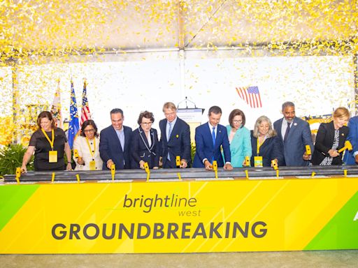 $12 billion Las Vegas-to-Southern California high speed rail line breaks ground