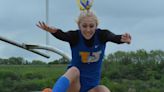 L-V VIDEO: Hannah Ithen, D9 Long Jump Champion