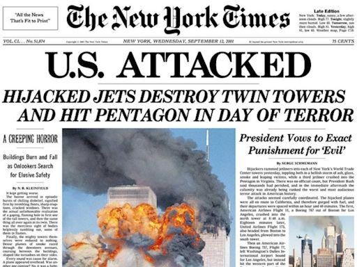 'AMERICA'S DARKEST DAY': See newspaper headlines from around the world after 9/11