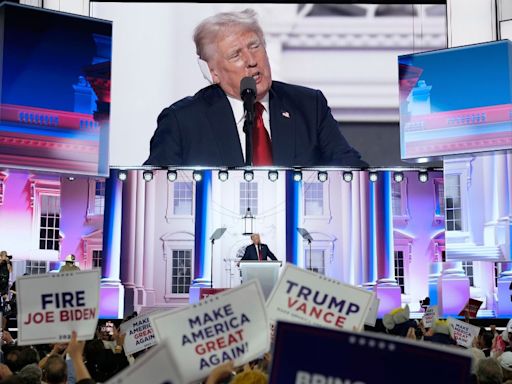 How Donald Trump's longest convention speech in US history made some yawn, others leave