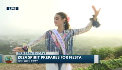 The Spirit of Fiesta shared her excitement about the upcoming festivities with The Morning News and performed live