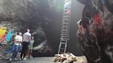 Kuna Caves impacted by visitors dumping trash, painting graffiti and lighting fires