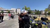 Un policía local de Jerez se despide entre abrazos y aplausos tras 38 años de servicio