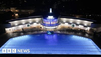 Saltdean Lido closed for Nick Cage series shoot