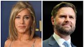 Jennifer Aniston blasts J.D. Vance over 'childless cat ladies' view on Kamala Harris
