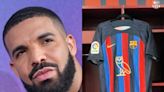 Rapper Drake will have his logo on the front of FC Barcelona's shirt for the biggest derby match in world soccer