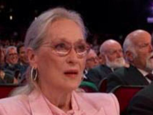 Meryl Streep looks shocked by this daring Emmys joke about her