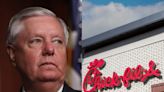 Lindsey Graham keeps trying to raise money off of New York's supposed targeting of Chick-Fil-A