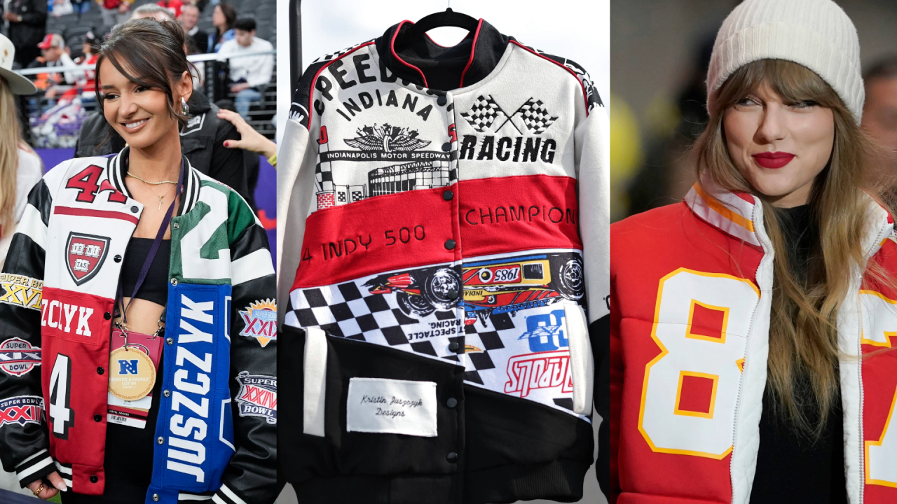 Celebrity fashion designer, Kristin Juszczyk, creates jackets for Indianapolis 500