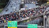 6 people charged in cease-fire protest that blocked I-5