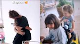 Scooby mostra momento fofo da filha com a madrasta Cintia Dicker