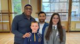 Hamilton stars ask Belfast students 'Who tells your story?'