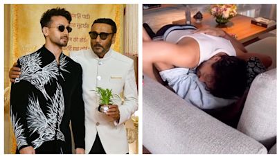 Jackie Shroff shows even grown-up sons need affection as he gives Tiger a beautiful hug, melts fans' hearts