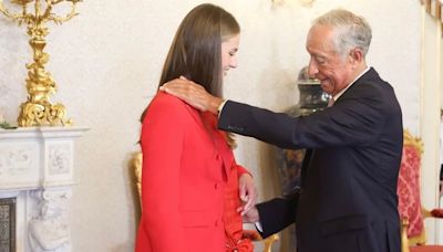 ​​La princesa Leonor recibe la Gran Cruz de la Orden de Cristo en Portugal: qué es y a qué homenajea