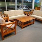【順發傢俱】印尼柚木~1+2+3木製沙發~423~部份地區免運費