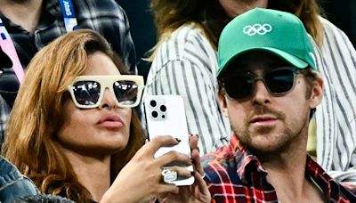 See Ryan Gosling and Eva Mendes make rare public appearance at the Paris Olympics