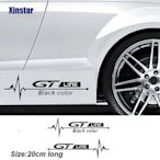 《》 2件 GT GTLINE 汽車車身貼紙適用於起亞 Rio SportageR Stinger Venga（滿599元免運喔）