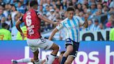 A Racing le empataron en el final y resurgieron las broncas, en las tribunas y dentro de la cancha