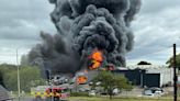 Fire crews battle huge blaze at Houston Industrial Estate in Livingston