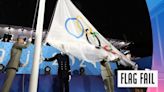 Olympics highlights: Flag raised upside down in Paris opening ceremony