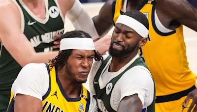 Pacers fan oddly trolls Bucks' Bobby Portis, Damian Lillard during free throws in Game 6