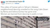 Mujeres iraníes protestan al ritmo de "Calm Down"