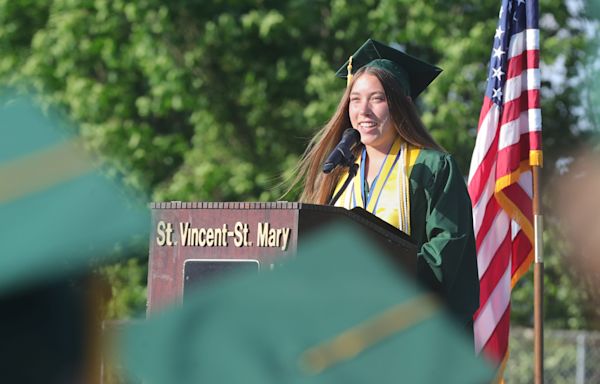 St. Vincent-St. Mary High School valedictorian still gave speech after fire of family home