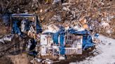 Drone photos and video show flattened homes after deadly Winterset, Pleasant Hill tornadoes