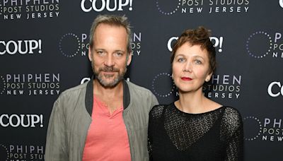 Maggie Gyllenhaal and Peter Sarsgaard at premiere of Coup!