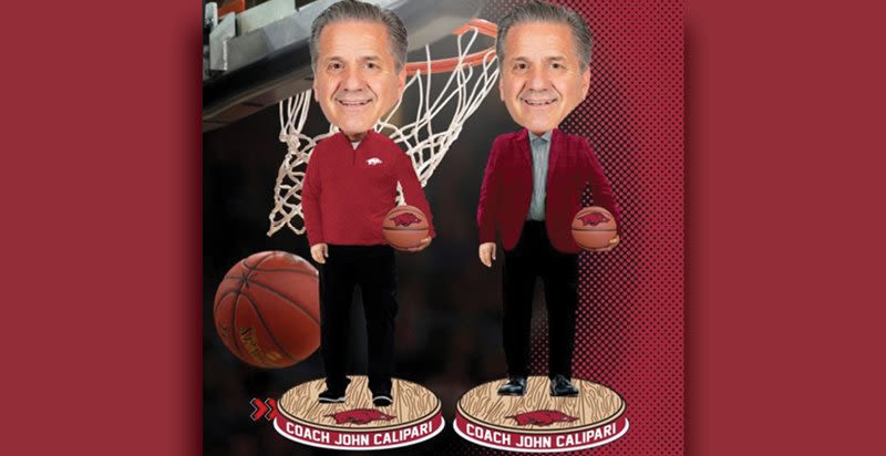 John Calipari Razorback Bobbleheads Unveiled