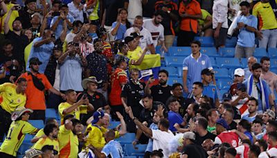 Players, fans engage in wild brawl after Copa América match at Bank of America Stadium