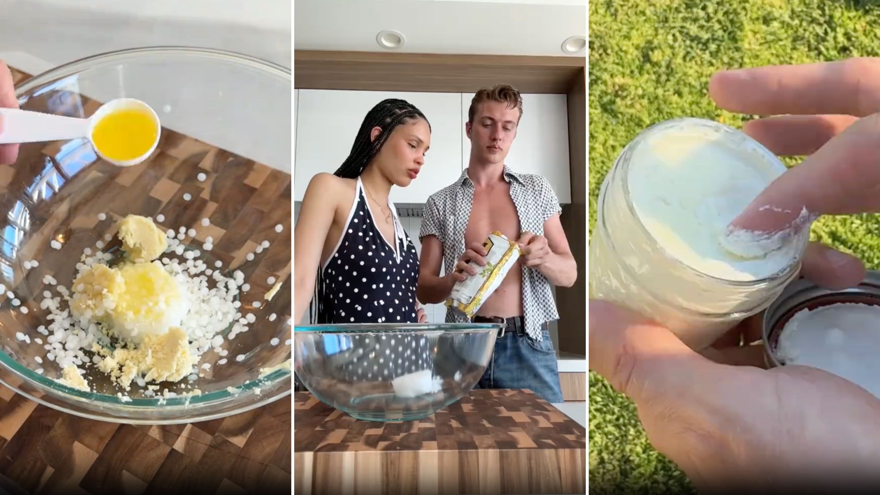 Homemade sunscreen recipes are being shared on TikTok. For skin health, skip this DIY project, experts warn.