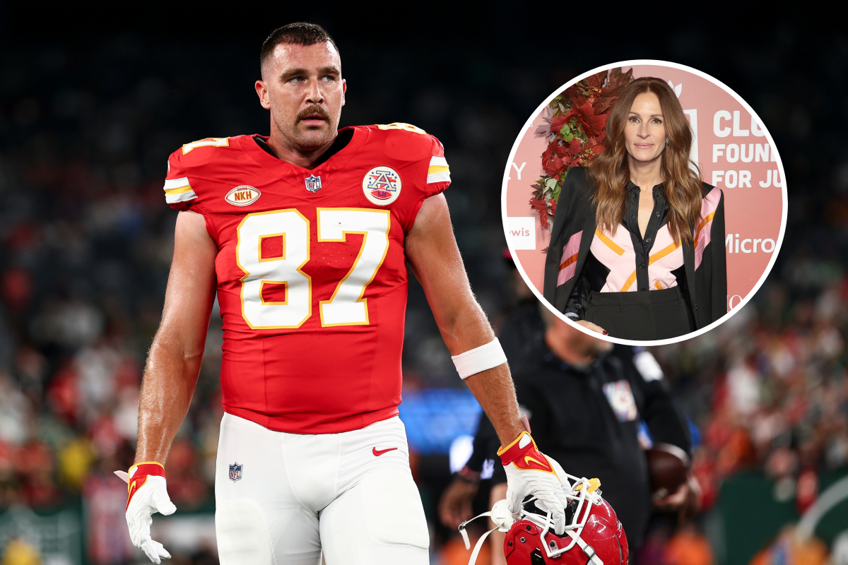 Travis Kelce dishes on Julia Roberts after "gross" backlash